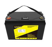 LiitoKala, batteria LiFePO4 da 12 V 120 Ah, 12,8 V, 4000 cicli, per camper, camper, golf cart off-grid, energia eolica, casa, accumulo di energia, robot intelligente dispositivo elettronico