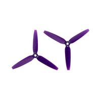 LiiZZi 513D 3 eliche multirotore RC FPV accessori PC Prop adatto for 5.1X3.5X3 Freestyle pollici 3D Drone parti fai da te 4 paia/lotto(PURPLE)