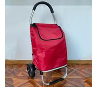 LIJBDDM Carrello della spesa pieghevole a 3 ruote, carrello per salire le scale, utilizzato come carrello della spesa, carrello della spesa, carrello della lavanderia e montascale (colore: rosso)