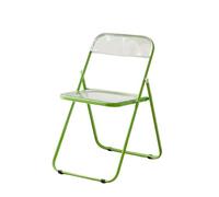 LIJCHGAO Sgabelli da Bar Sedie pieghevoli in acrilico stabile e resistente Sedia Pieghevole Moderna di Lusso per cucina bar ed eventi conferenze(Grass green)