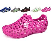 Lijeer Scarpe Acqua Donne Uomini Sandali Scarpe da Spiaggia Casual Beach Mesh Outdoor Sport Massaggio Scarpe da Immersione (Rosso,39 EU,24.5CM dal Tallone alla Punta