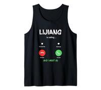 Lijiang Chiama e Devo Andare in Cina in Viaggio Canotta