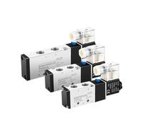 LIJKCCVEB 1 pz 4V110 4V210 4V310 Elettrovalvola pneumatica elettrica 5 Vie 2 Bit Controllo elettrovalvola Aria Gruppo valvola Gruppo valvola(AC220V,4V210-08)