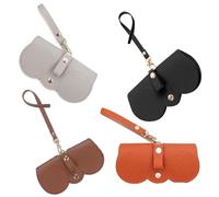 LiJuanWang Occhiali custodia,4 pezzi viaggio Occhiali da Custodia,Custodia per Occhiali da Sole portatile,Porta occhiali,Borsa per Occhiali alla moda,per donna e uomo