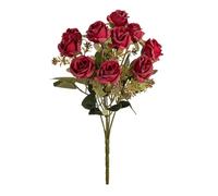 LIJUCAI 1 pz fiori artificiali di seta garofano rosa bouquet da sposa per matrimonio casa festival giardino esterno arco parete fai da te scatola regalo decorazione (1 pz/colore 3)