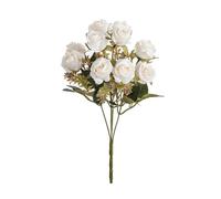 LIJUCAI 1 pz. Fiori artificiali in seta, garofano, rosa, bouquet da sposa, casa, festival, giardino, arco da parete, fai da te, scatola regalo, decorazione (1 pz./colore 1)