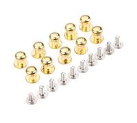 LIJUCAI 10Pcs 7x10mm Mini Portagioie Cassettiera Cassetto Porta dell'armadio Manopola Maniglia Maniglia ottone antico/Argento/Colore oro Maniglie per mobili, C