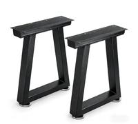 Likapop Gambe in metallo per tavolino da caffè, resistenti gambe a forma di diamante, perfette per tavolo da colazione, bar, panca da pranzo, gambe per mobili fai da te per l'industria fai da te