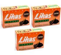 Likas, sapone sbiancante per pelle alla papaya, a base di erbe, originale, per carnagione più chiara e senza acne