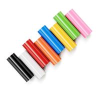 LIKCUT Vinile Adesivo per Mini Plotter 11,43cm x 183cm, Pellicola Adesiva per Adesivi Permanenti, 8 Rotoli 8 Colori