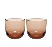 Like. by Villeroy & Boch Come Vetro Clay Bicchiere per Acqua Set 2-tlg. 0,20 L