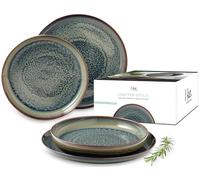 like. by Villeroy & Boch Crafted Breeze set di piatti, 4 pz., per 2 persone, verde