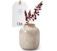 like. by Villeroy & Boch Lave Home vaso Shoulder, 12,5x12,5x15,5cm, beige | Gres, made in Germany, altezza 15,2 cm, smalto effetto reattivo