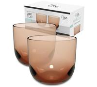 like. by Villeroy & Boch - Like Clay bicchiere da acqua set da 2 pz., bicchiere colorato marrone, capacità 280ml