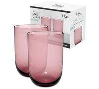 like. by Villeroy & Boch - Like Grape bicchiere da long drink set da 2 pz., vetro colorato uva, capacità 385ml