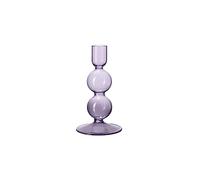like. by Villeroy & Boch - Like Home portacandele in viola, 8x8x16 cm, vetro borosilicato