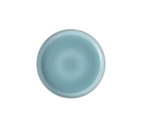 like. by Villeroy & Boch - Perlemor Aqua piatto, dimensioni: ca. 24 × 24 × 3 cm, blu, lavabile in lavastoviglie e utilizzabile nel microonde, smalto effetto ceramica, piatto in porcellana Premium