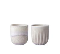 Like. Di Villeroy & Boch Perlemor Sabbia Tazza Senza Manico Set 2 Pezzi.