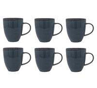 Like. Di Villeroy & Boch Set Di 6 Tazze In Denim Con Manico Blu 350Ml Porcellana