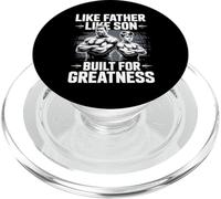 Like Father Like Son Built for Greatness Padre Figlio Palestra PopSockets PopGrip per MagSafe