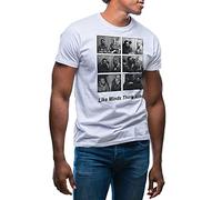 Like Minds Think Alike Cuba Fidel Castro Malcolm X Colin Kaepernick T-Shirt Maglietta Bianca per Uomo Size M