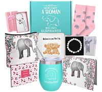 LIKEABLUE Regali elefante per le donne: idee regalo per compleanno, Natale, San Valentino e festa della mamma