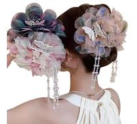 Likeggoad 3 fermagli per capelli a forma di farfalla, eleganti e francesi, accessori per capelli per donne e ragazze (colori misti)