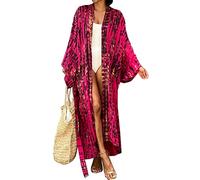 LikeJump Abito Spiaggia Donna Piscina Copricostumi Maxi Parei Costume da Bagno Cover Up