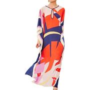 LikeJump Donna Caftan Abito da Spiaggia Maxi Parei Copri Bikini Costume da Bagno Cover Up