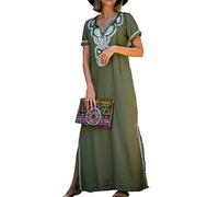 LikeJump Donna Caftan Abito da Spiaggia Maxi Parei Copri Bikini Costume da Bagno Cover Up
