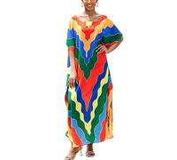 LikeJump Donna Cardigan Vestito da Spiaggia Bohémien Maxi Abito Costume da Bagno Copricostume Bikini Cover ups