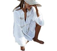 LikeJump Donna Tunica Abito da Spiaggia Parei Copricostume Copribikini Bikini Costume da Bagno Cover Up