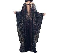 LikeJump Vestito Donna Pizzo Floreale Cardigan Copricostume Maxi Abito Bohemien Costume da Bagno Kimono