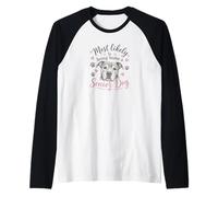 Likely To Bring Home A Senior Dog Cute Rescue Dog Maglia con Maniche Raglan