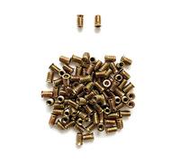 LIKERAINY 100Pcs Dado Esagonale Manicotti con Inserto Filettato M8 x20mm Dadi per Inserti Dado a Vite in Metallo Placcato Zincato per Mobili de Legno