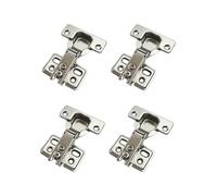 LIKERAINY 95 Grado Battuta Esterna Mini Cerniera del Telaio 35mm per Porta Cerniere Corte per Mobile da Cucina Gabinetto Armadio Porte 4 Pezzi