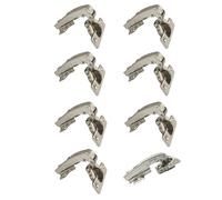 LIKERAINY 95 Grado Tacchetti Cerniera Ø 35mm senza Ammortizzatore Stollen Cerniera a Gomito per Ante a Ribalta Cerniere di Mobile da Cucina Gabinetto Armadio Porte 8 Pezzi