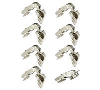 LIKERAINY 95 Grado Tacchetti Cerniera con Ammortizzatore 35mm Stollen Cerniera a Gomito per Ante a Ribalta Chiusura Soft Cerniere di Mobile da Cucina Gabinetto Armadio Porte 8 Pezzi