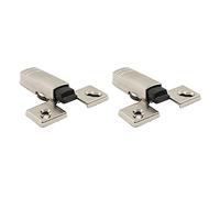 LIKERAINY Ammortizzatore per Scodellino Chiusura Lenta Soft Close Ammortizzatori System per Porte da Avvitare Silent Silenziatore a Bandella Cerniera Battuta Esterna 2 Pezzi
