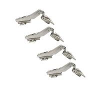 LIKERAINY Braccio Angolare de 45 Grado Cerniera Ø 35mm senza Ammortizzatore per Porta Cerniere di Mobile da Cucina Gabinetto Armadio Porte 4 Pezzi