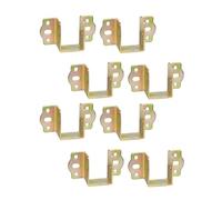 LIKERAINY Supporto Centrale Connettore per Mobili Gancio per Travetti in Legno Larghezza 35 mm Connettori da Letto Raccordi a Sospensione Ganci di Fissaggio per Giroletto 8 pezzi