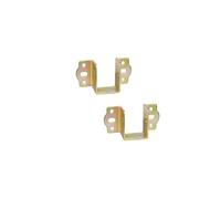 LIKERAINY Supporto Centrale Connettore per Mobili Gancio per Travetti in Legno Larghezza 35 mm Connettori da Letto Raccordi a Sospensione Ganci di Fissaggio per Giroletto 2 pezzi