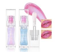 Likesing 2 Pezzi Rossetto PH Cambia Colore Magico Rossetto Nero Lunga Durata Set Lucidalabbra Glitter Rossetti Kit Labbra Liquido Lipgloss Rossetto Lip Oil Volumizzante Lipstick Trucco Regalo Donna