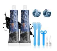 LIKFCBOND Sigillante per Motori, Silicone Alte Temperature, Pasta Nera Guarnizioni Motore, Sigillante Resistente alla Benzina Usato per Radiatori Automobilistici, Tubi di Scarico e Testate