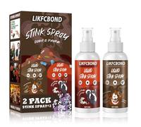 LIKFCBOND Spray Scoregge Liquido, Spray Puzzolente Liquido, 2 Pezzi - 50ML | Spray Scoreggia Puzzolente - Odore Intenso e Sgradevole - Spray Puzzolent per Scherzi, Spray Puzza per Halloween Party Adulti