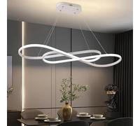 Likflyer Lampada a Sospensione LED a Forma di Nota Musicale, Moderna Illuminazione per Isola Cucina e Sala da Pranzo, con Altezza Regolabile
