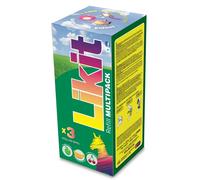Likit Horse Lick - Ricarica Grande da 650 g, Mela, Banana e Ciliegia, 3 x 650 g