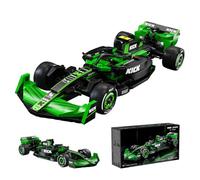 LIKLIKLINK Tecnica - Mattoncini da costruzione per Kick Sauber F1 Team C44-2024, 314 pezzi, mattoncini da costruzione per auto sportive, scala 1:24 MOC, compatibile con grandi marche