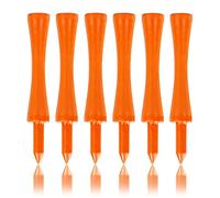 LIKOSO Bamboo Tee Golf Legno 100 Pezzi Arancione 70MM