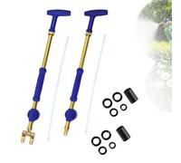 Likwispect Garden Manual Sprayer, Likewispect Handheld Push Pull Garden Pump Sprayer, Double Head Push-Pull Spray Copper Pump Vegetable Watering Pump, Bottle Head Air Sprayers Manual (Mix)